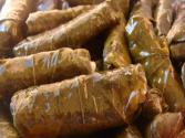 Lebanese-style Vegetarian Stuffed Grape Leaves