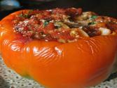 Egg Salad Stuffed Pepper