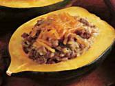 Squash Stuffed With Ground Beef