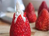 Strawberries Stuffed With Lavender-honey Cream Cheese