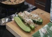Italian Stuffed Zucchini Boats