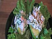 Seafood Salad Stuffed Avocado
