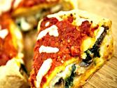 Stuffed Pizza (spinach And Mushrooms) 