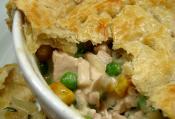 Summer Menu - Rice Paper Spring Roll, Veggie Packed Chicken Pot Pie And Poached Chicken With Mexican Cilantro Sauce