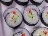 Sushi With Avocado And Cucumber