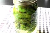 Sweet And Spicy Pickled Padrone Peppers 