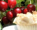 Cherry Muffin With Crumb Topping