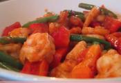 Spicy Prawns In Schezwan Style