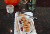 Yam, Feta Cheese And Pine Nuts Strudel