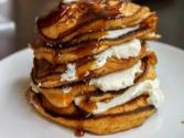 Ricotta Stuffed Sweet Potato Pancake