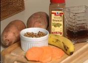 Mashed Sweet Potatoes With Garlic Flavor