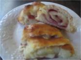 Swiss Cheese And Salami Stromboli