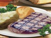 Campfire T-bone Steaks And Baked Potato