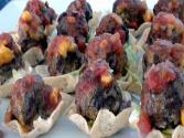 Taco Meatball Appetizer Cups