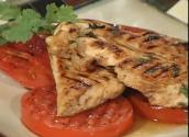 Chicken With Grilled Tomatoes Teriyaki Style
