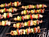Teriyaki Salmon Kababs