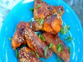 Thai Garlic Chili Wings And Red Shoe Martinis
