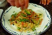 Smoked Ham And Vegetable Stir Fry With Noodles
