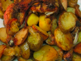 Roasted Greek Chicken With Potatoes
