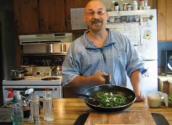 Sauteed Leeks And Fiddleheads