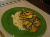 Thai Stir Fried Peanut Chicken And Tofu