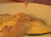 Iraqi Tigris Trout With Rhubarb Tahini Sauce