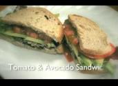 Healthy Tomato And Avocado Sandwich