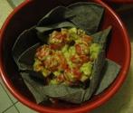 Tomato And Avocado On Tortilla Chips