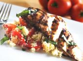 Italian Chicken With Tomato Basil And Lemon Couscous 