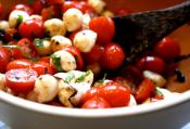 Beefsteak Tomato, Bocconcini And Balsamic Stuffed Pita