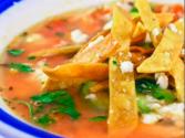 Tortilla Soup With Chicken And Ancho Chile