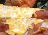 Triple Bacon Cheese Dogs 