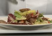 White Bean And Spicy Turkey Sausage Salad Dressed With Mustard Vinaigrette