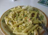 Making Pasta With Cream Of Mushrooms, Pasta Sauce, Milk And Much More 