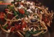 Mediterranean Udon Noodles