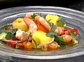 Shrimp And Watermelon Salad With Lemongrass Vinaigrette