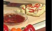 Rosemary Focaccia With Sweet Peppers & Garlic 