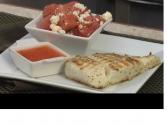 Grilled Halibut With Watermelon Feta Salad