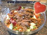 Valentine's Day Special Strawberry Steak Salad