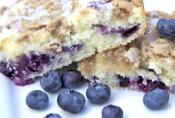 French Vanilla Blueberry Streusel Coffee Cake 