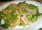 Veal Scallops In Sour Cream