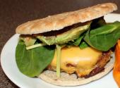Vegan Mexican Taco Burger