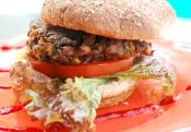 Vegan Mushroom And Black Eye Pea Burger