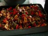 Baked Vegetables In A Tray