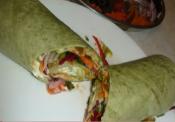 Vegetable Sandwich Wrap - No Bread Sandwich