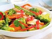 Vegetable Stir-fry With Lemon Butter Sauce 