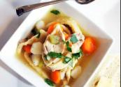 Vegetable-chicken Soup With Homemade Noodles