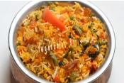 Homemade Vegetables Biryani