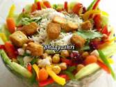 Healthy Garbanzo Beans And Ranch Salad