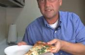 Vegetarian Spinach And Feta Pizza Part 3 Finishing